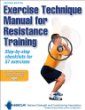Exercise Technique Manual for Resistance Training